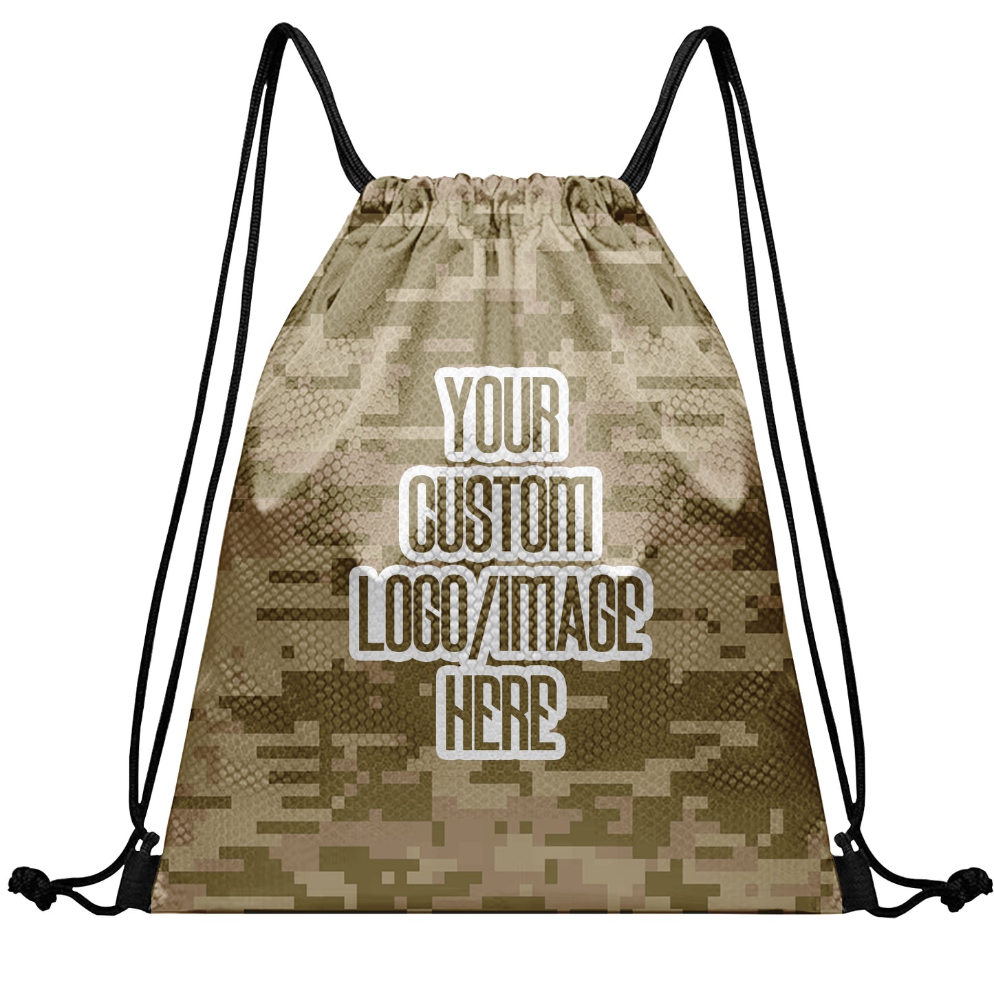 Camouflage Ready Sackpack Custom Drawstring Backpack for Team