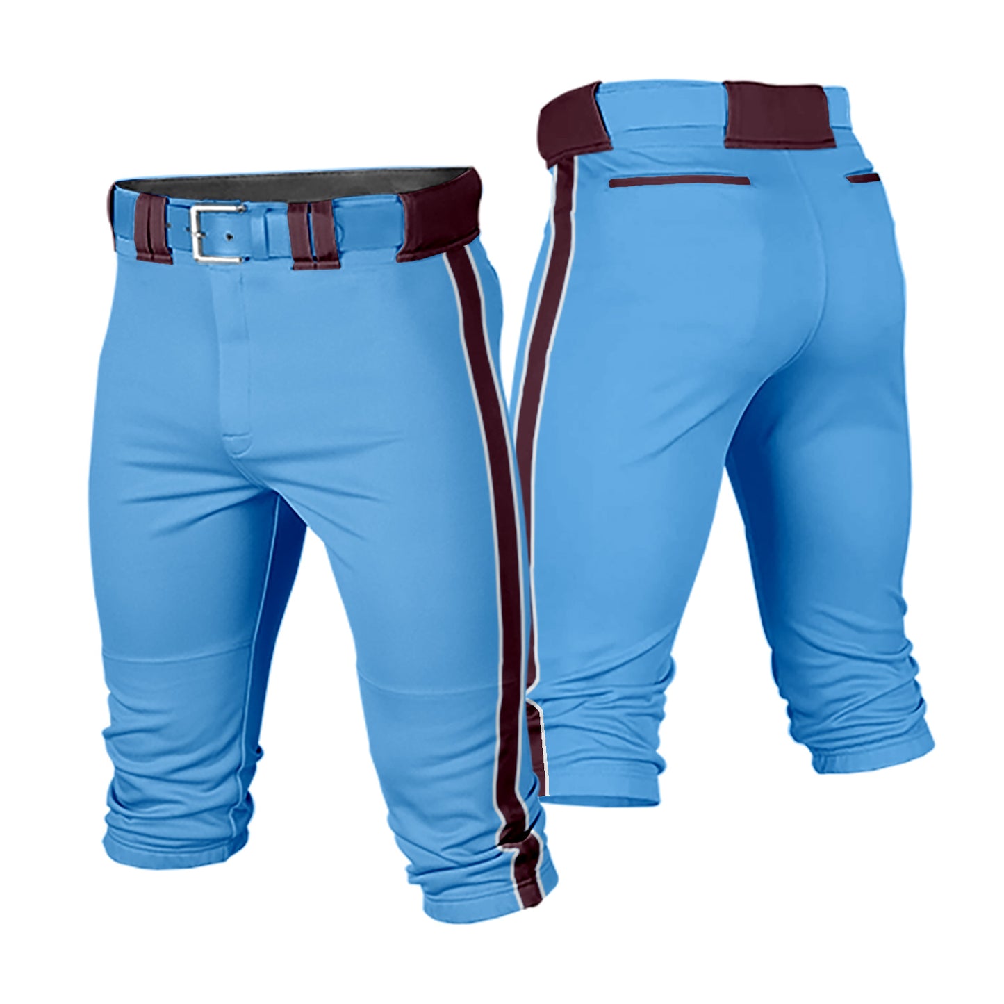 Custom Men Youth Traditional Cropped Baseball Pants