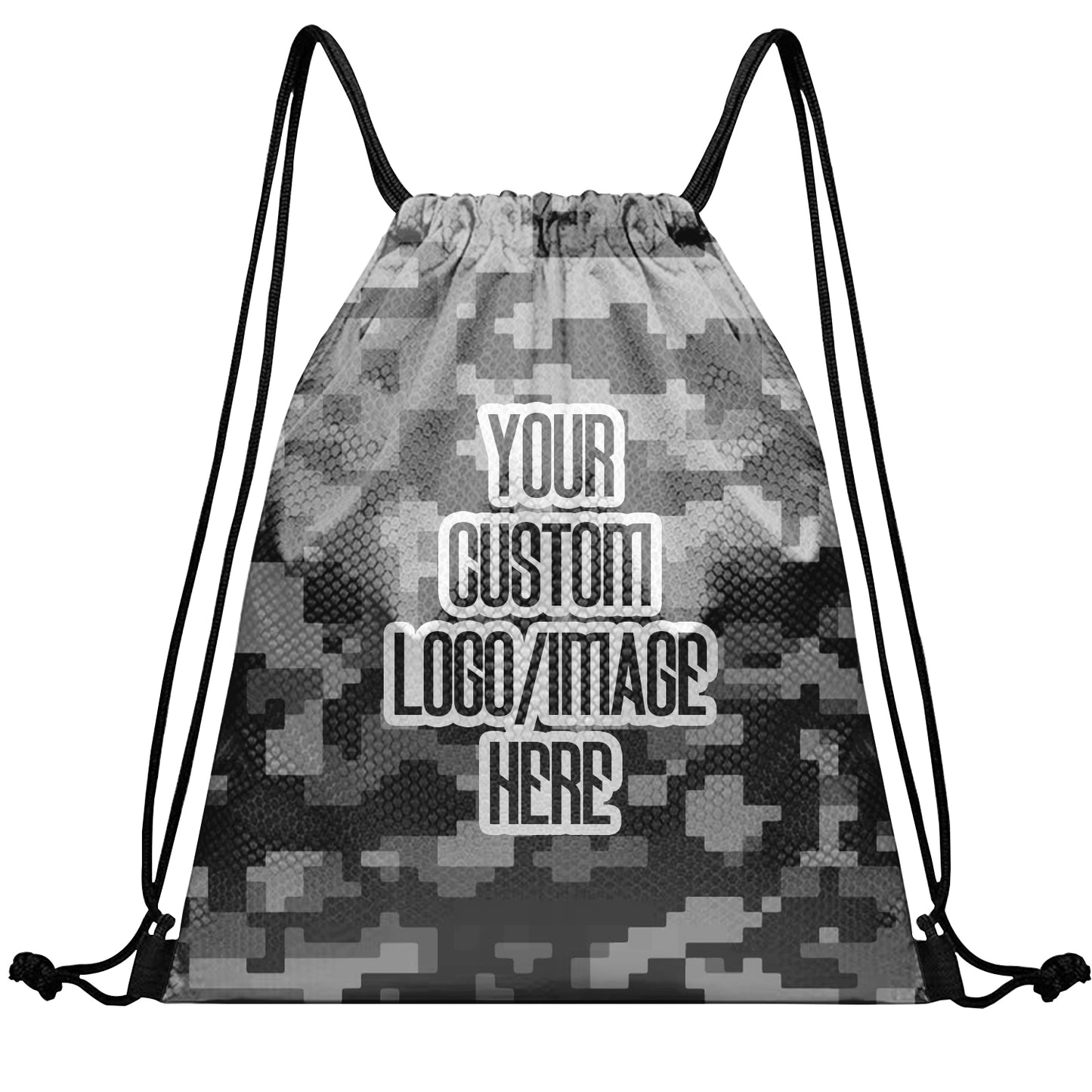 Camouflage Ready Sackpack Custom Drawstring Backpack for Team