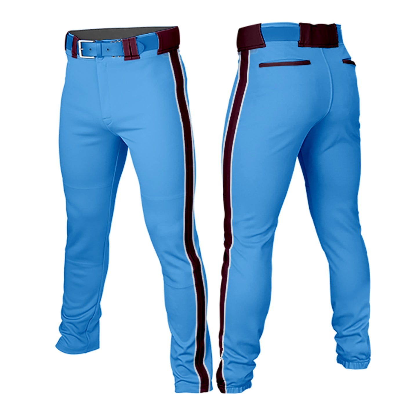 Men Youth Baseball Pants Elastic Breathable Sports Uniforms