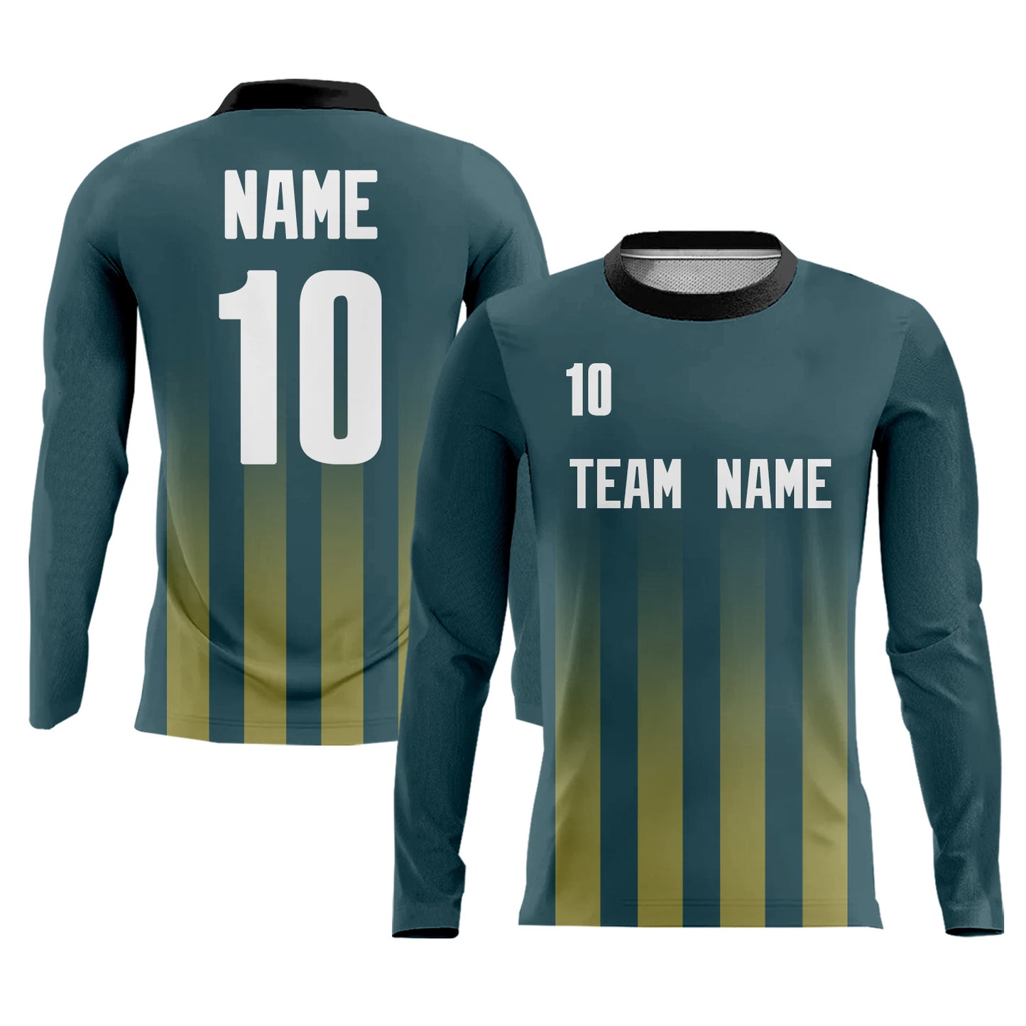 Men's Youth Striped Soccer Jerseys Shorts