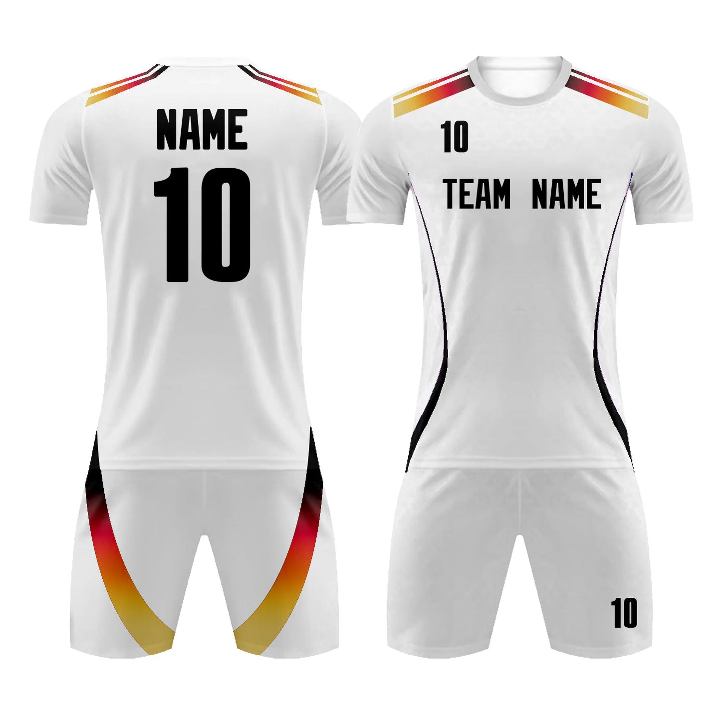 Men's Youth Soccer Jerseys Breathable Training Team Uniform