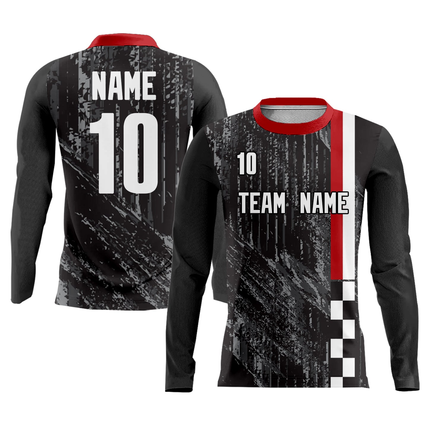 Custom Black Soccer Jersey Short Sports T-shirts