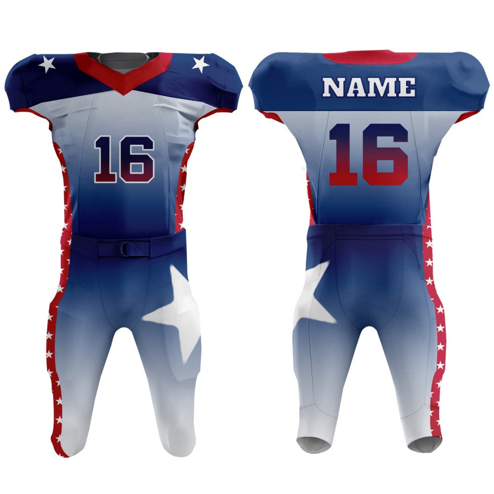Custom Football Jerseys American Flag Design T-shirts