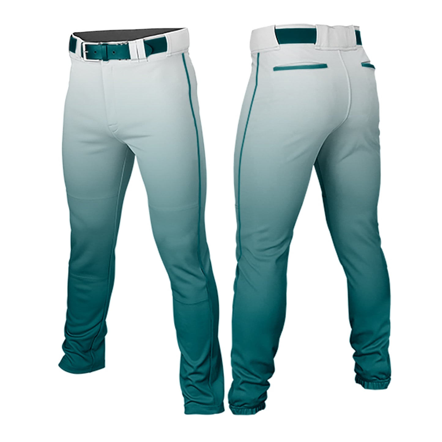 Custom Men Youth Gradient Baseball Pants Casual Sportswear