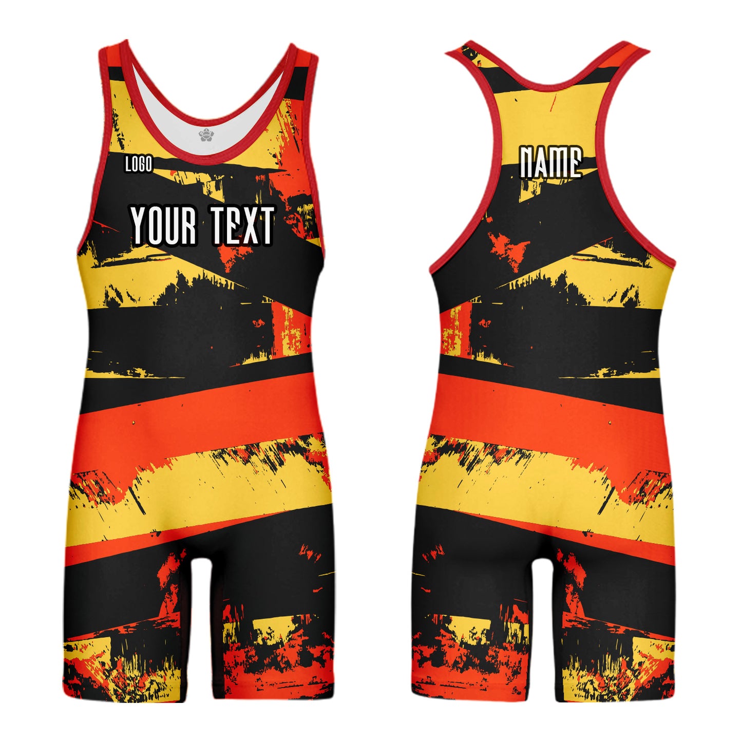 Custom Men Women Graffiti Sports Wrestling Singlet