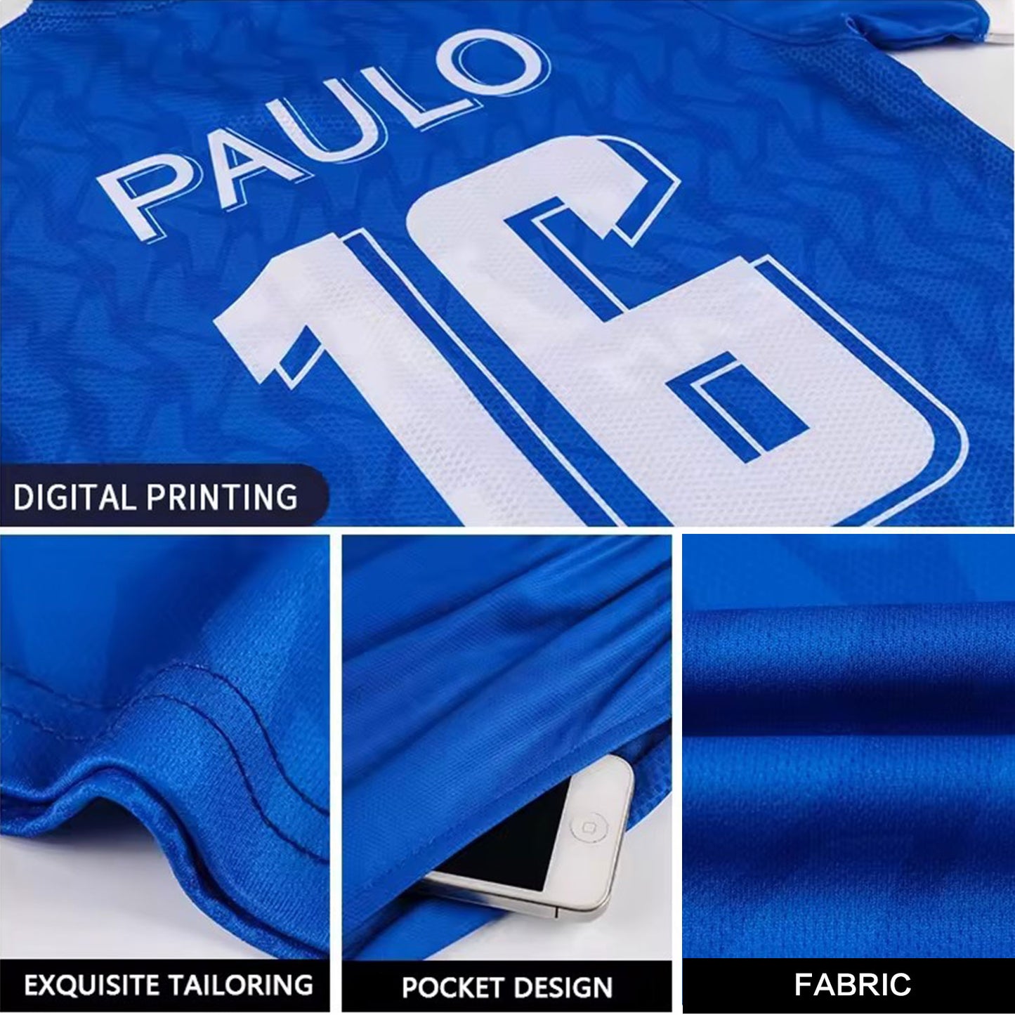 Custom Black Gray Graffiti Design Soccer Uniform