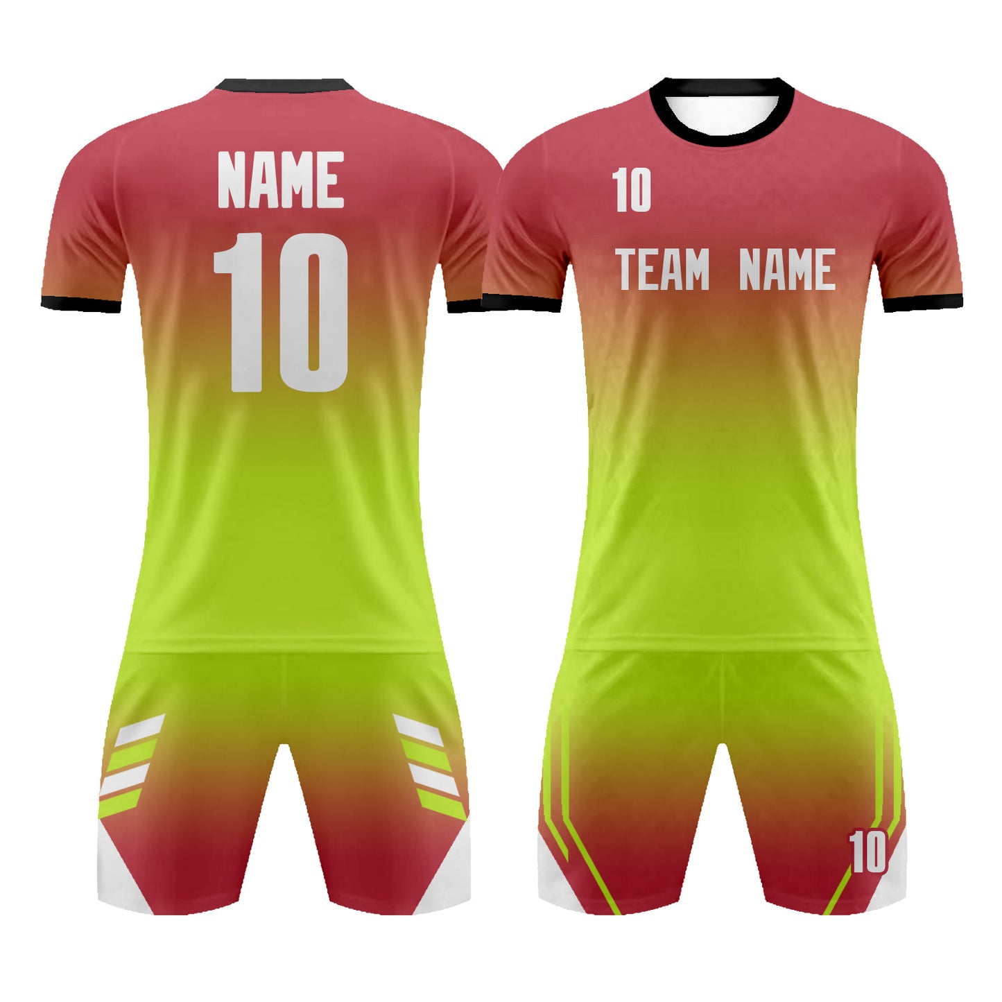 Custom Soccer Jersey Shorts Breathable Training Uniform