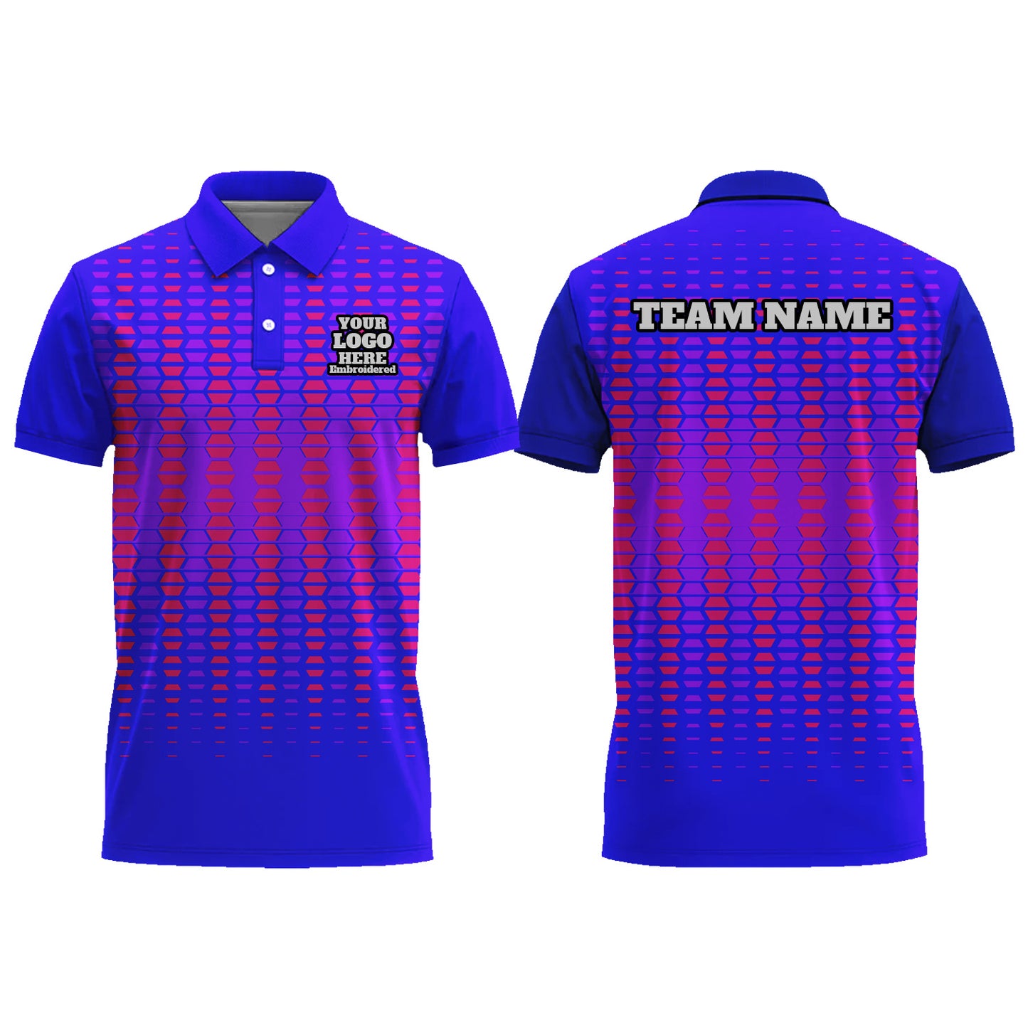 Personalized Men Women Polo Shirt Slim Fit Golf Jersey