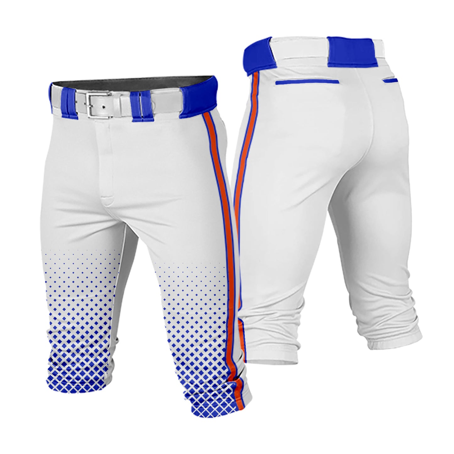 Custom Men Youth Traditional Cropped Baseball Pants