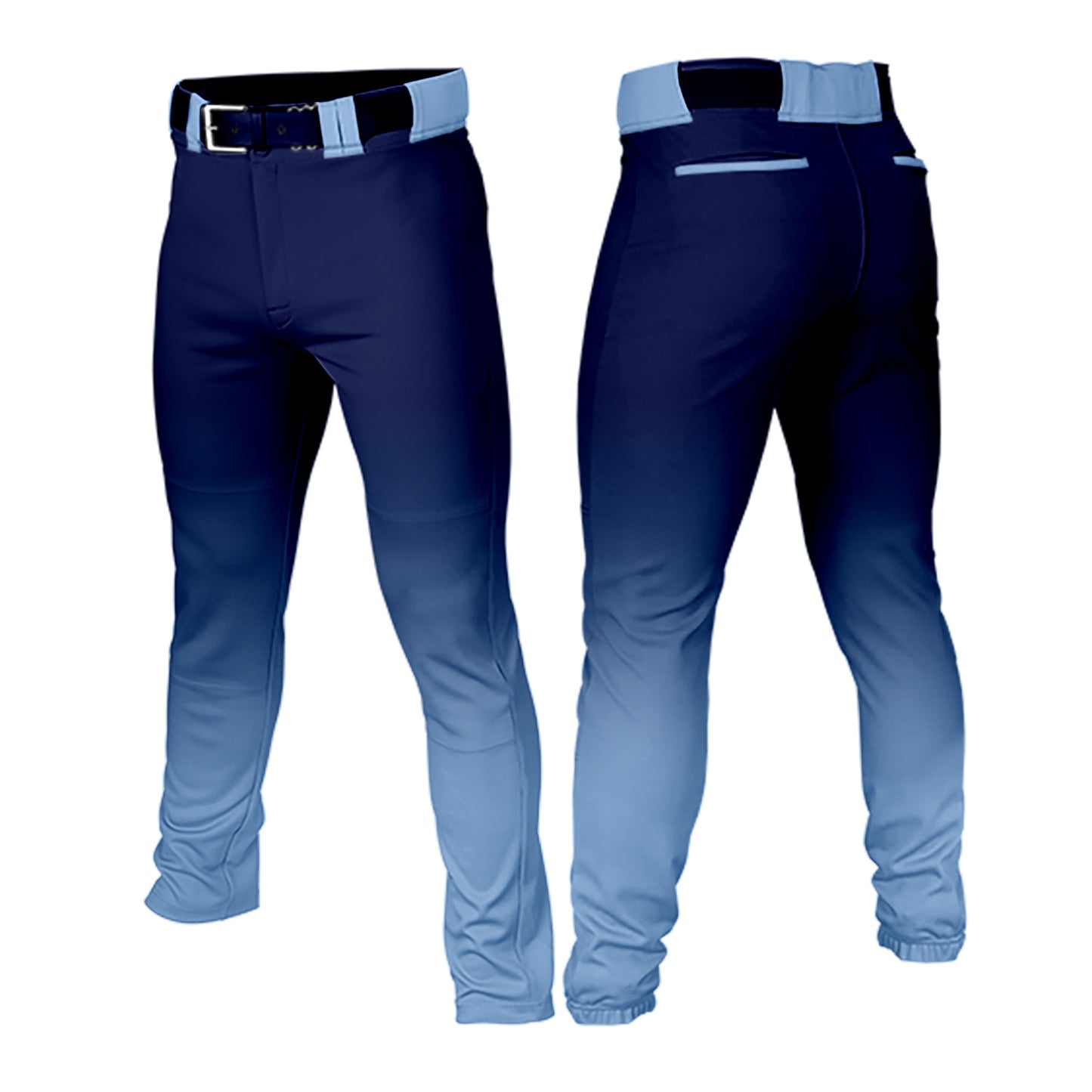 Custom Men Youth Gradient Baseball Pants Casual Sportswear