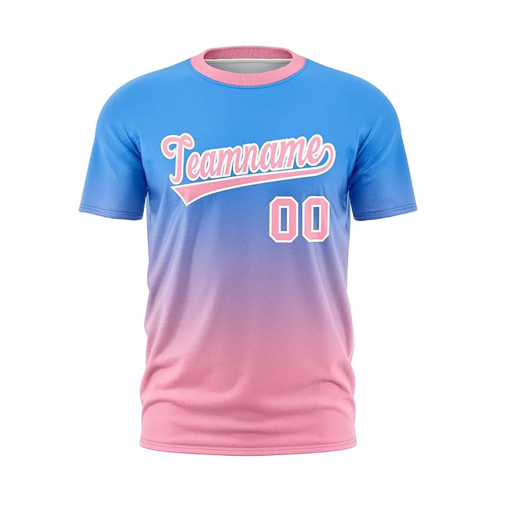 Custom Gradient Crew Neck Baseball Jerseys Sportswear Shirt