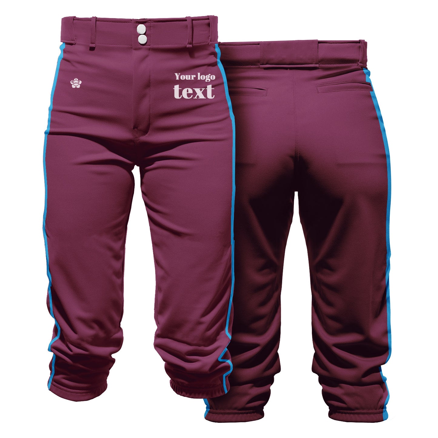 Custom Men Youth Knickers Baseball Pants Casual Trousers