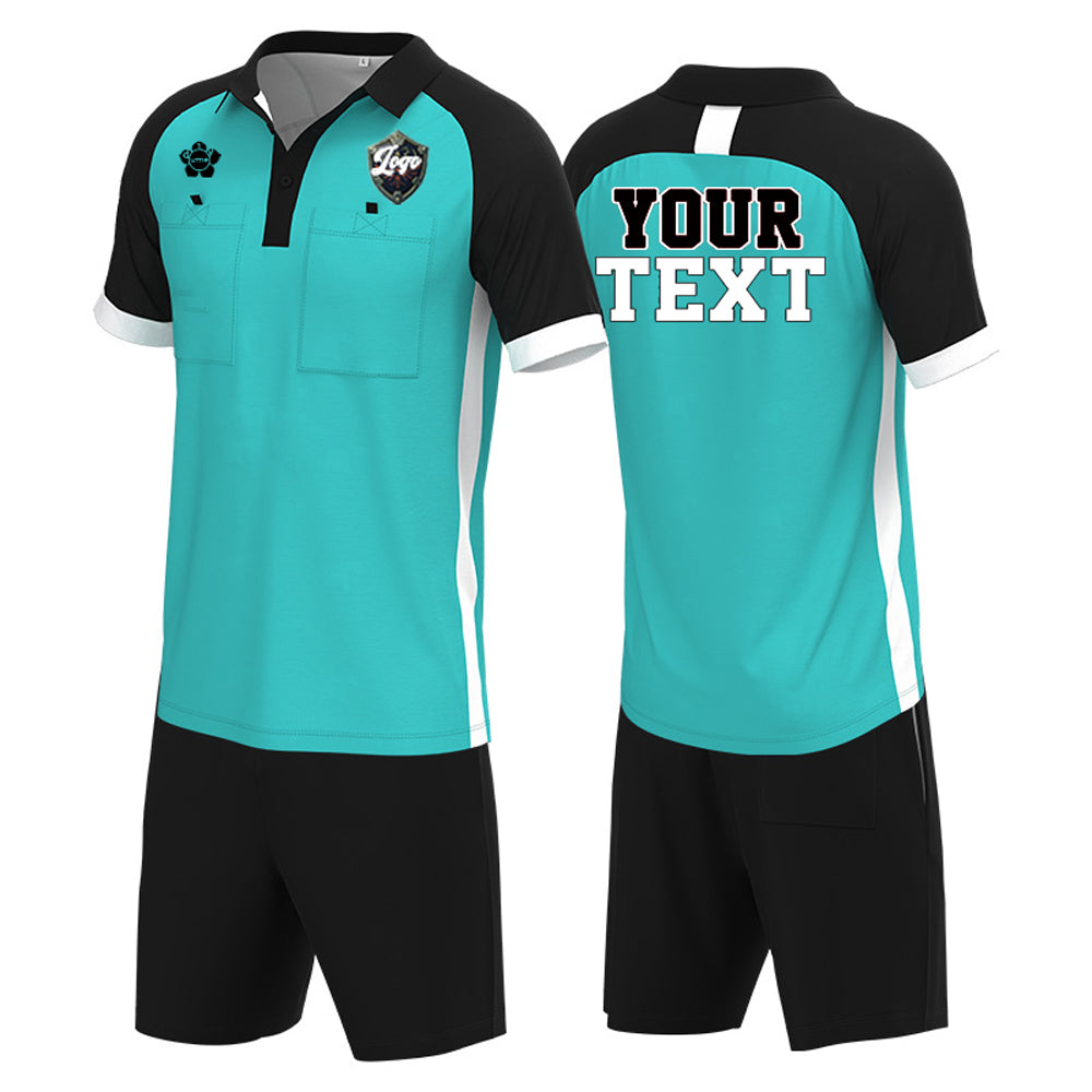 Soccer Referee Uniform Short Sleeve Jersey