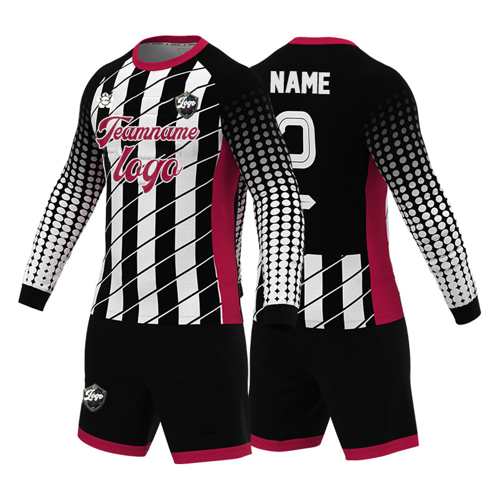 Soccer Goalie Jersey Football Shirt for Adult/Kids