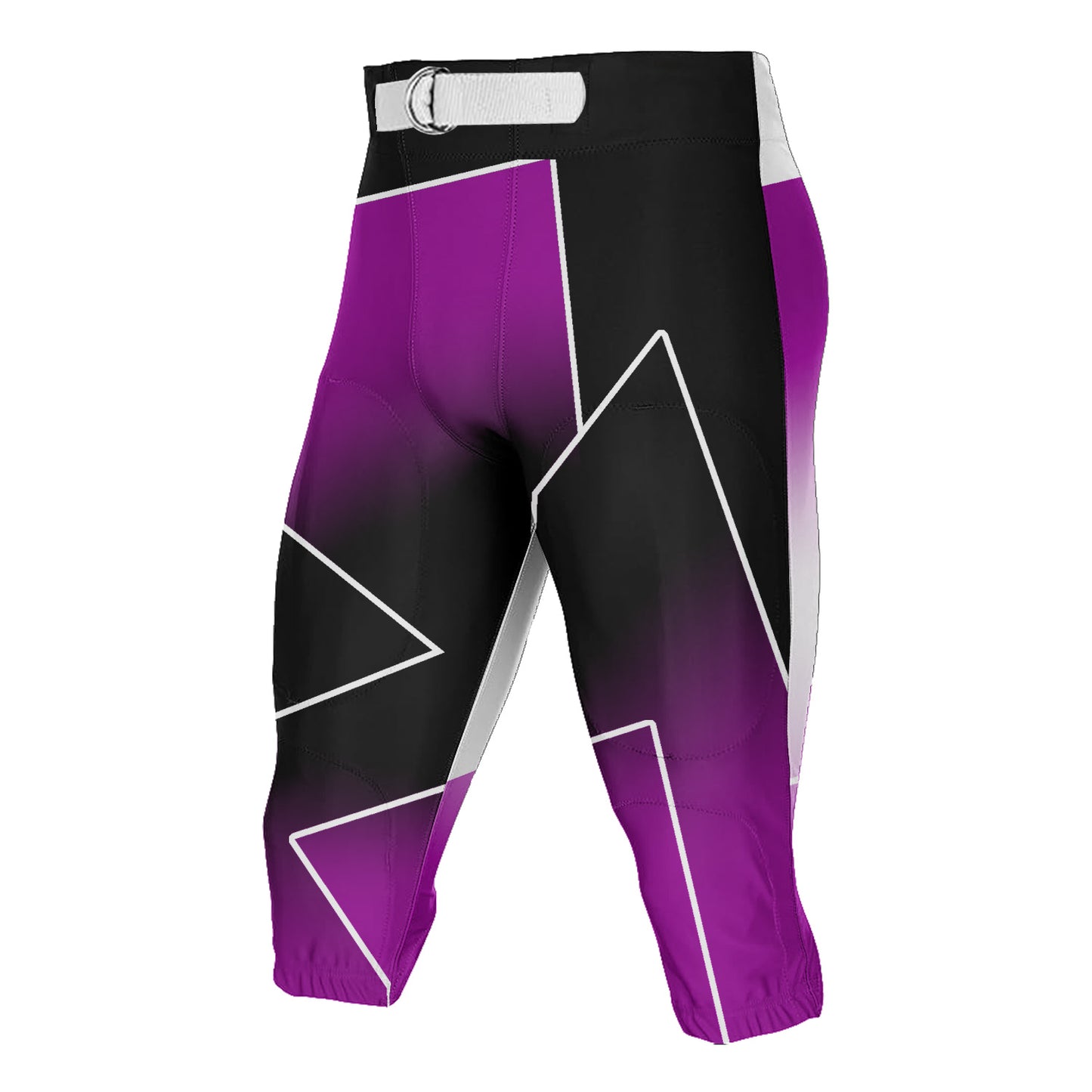 Custom Gradient Football Pants with Belt