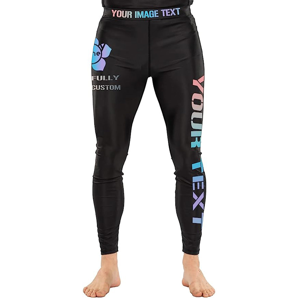 Mens Jiu Jitsu Spats Compression Pants Multi-Sport