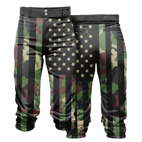 Custom Men Youth USA Patriotic Baseball Game Pants Sportswear
