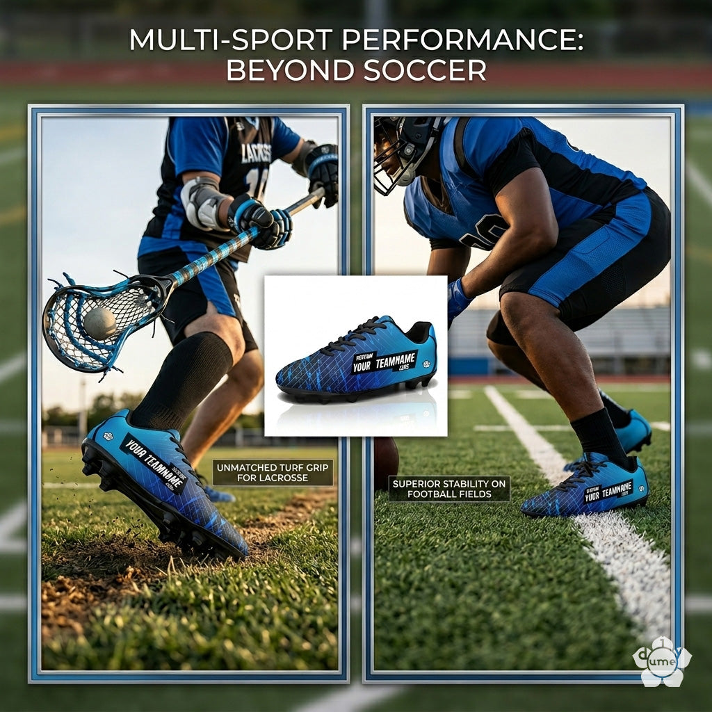 Custom Camo Soccer Cleats Sports Shoes for Kids Adults