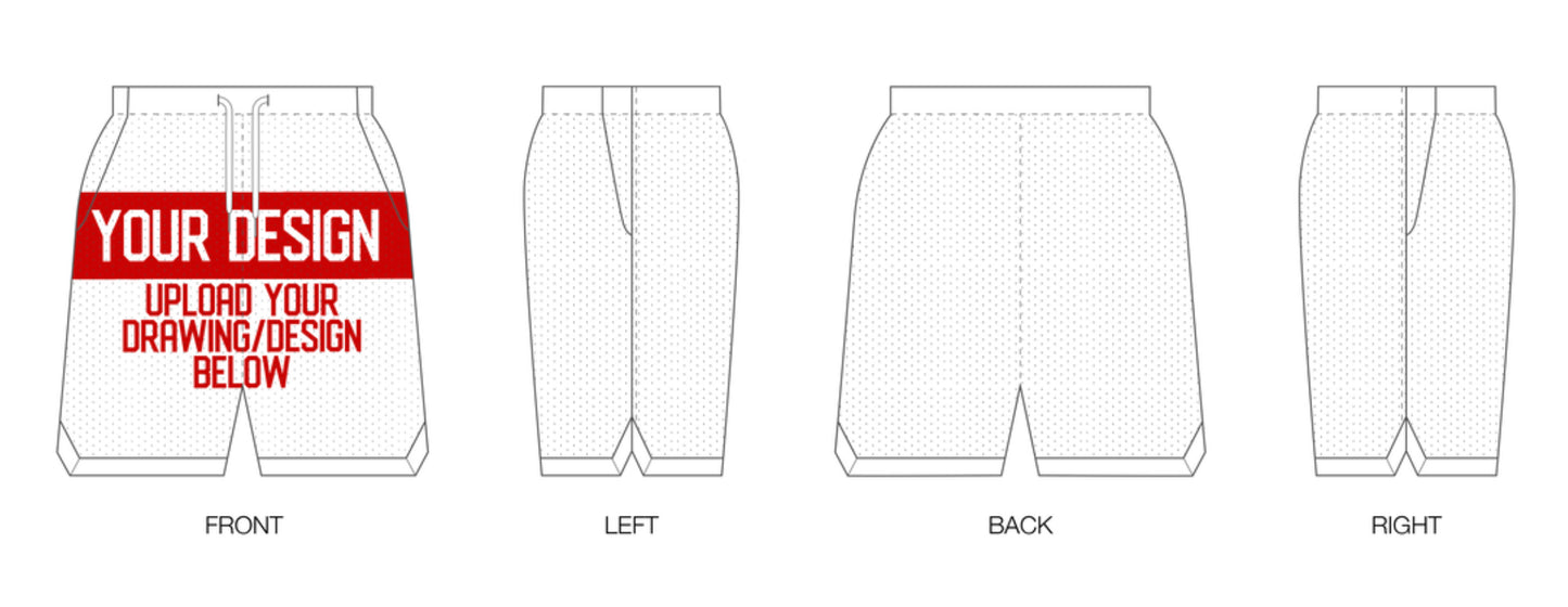 Custom Retro Mesh Shorts