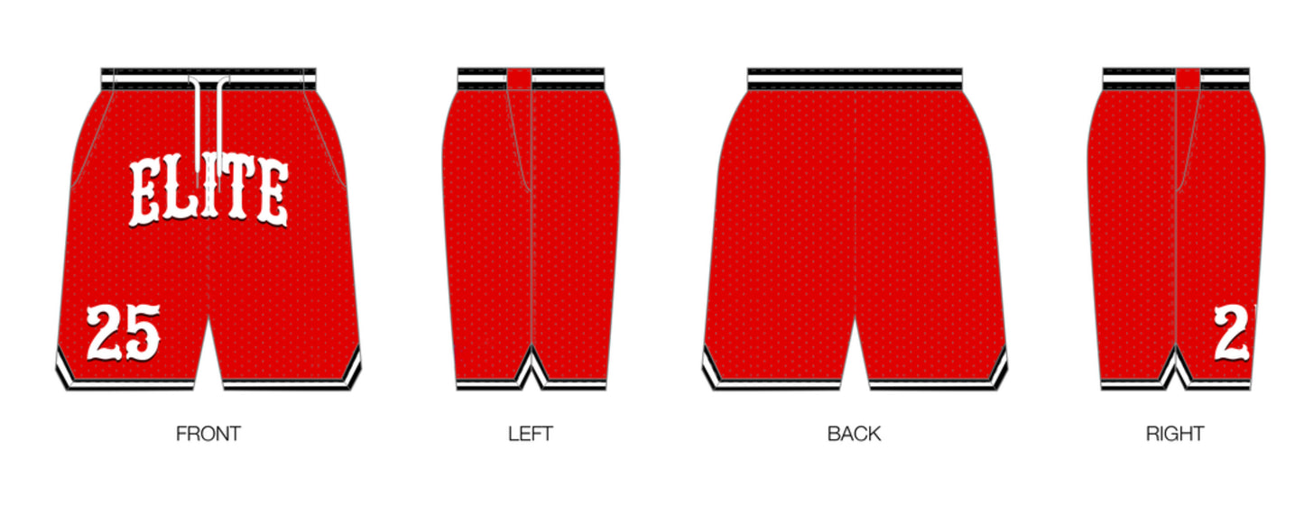 Custom Retro Mesh Shorts