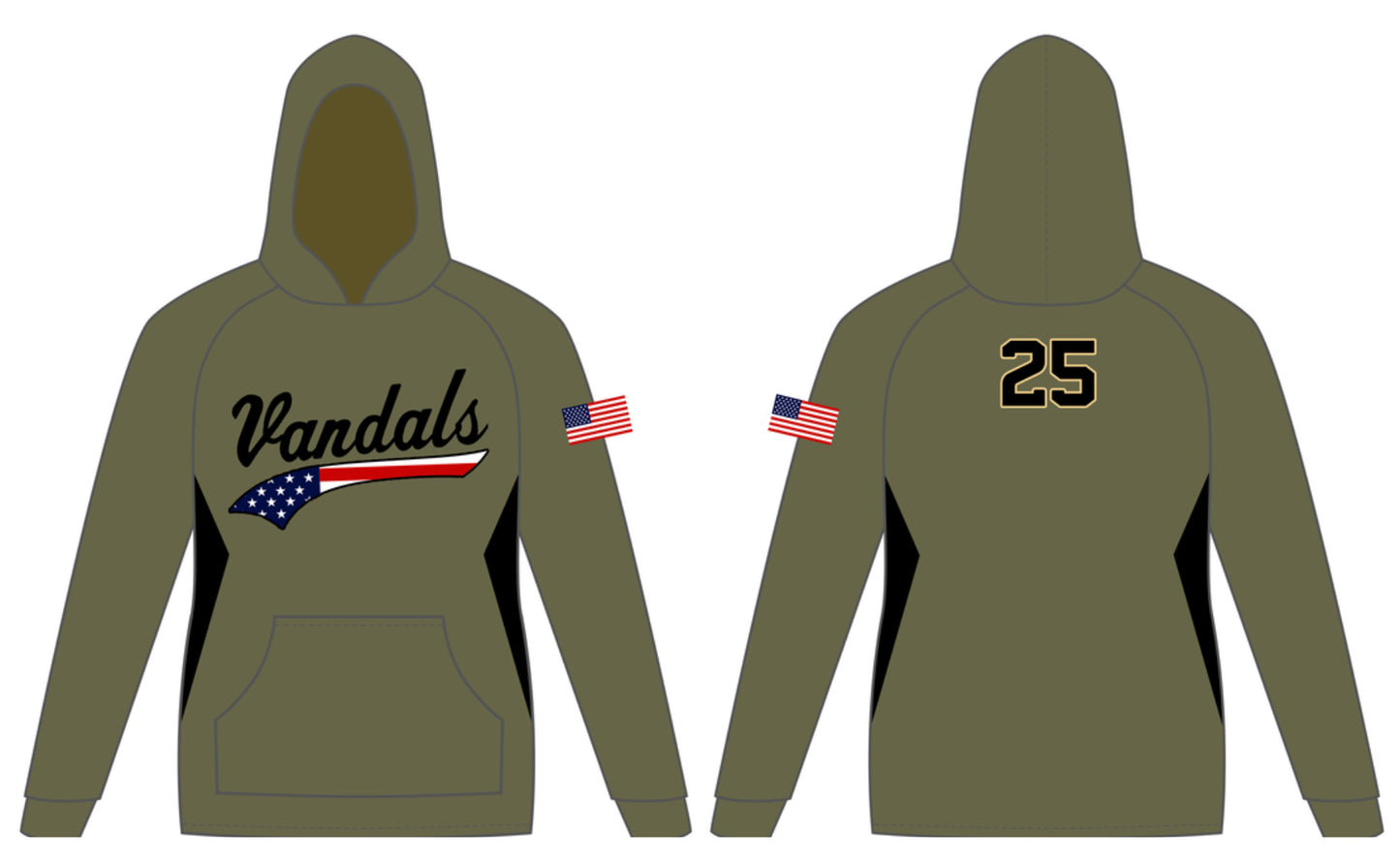 Custom Fully Sublimated Hoodzie