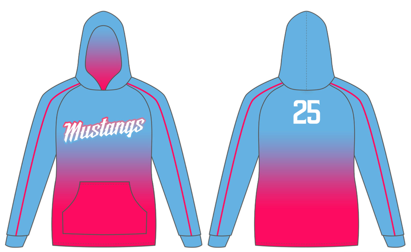 Custom Fully Sublimated Hoodzie