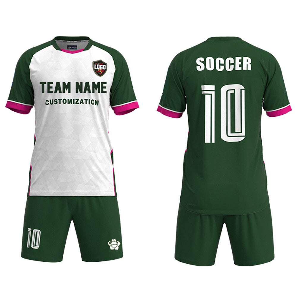 Custom Soccer Jersey V-Neck Sports Uniform