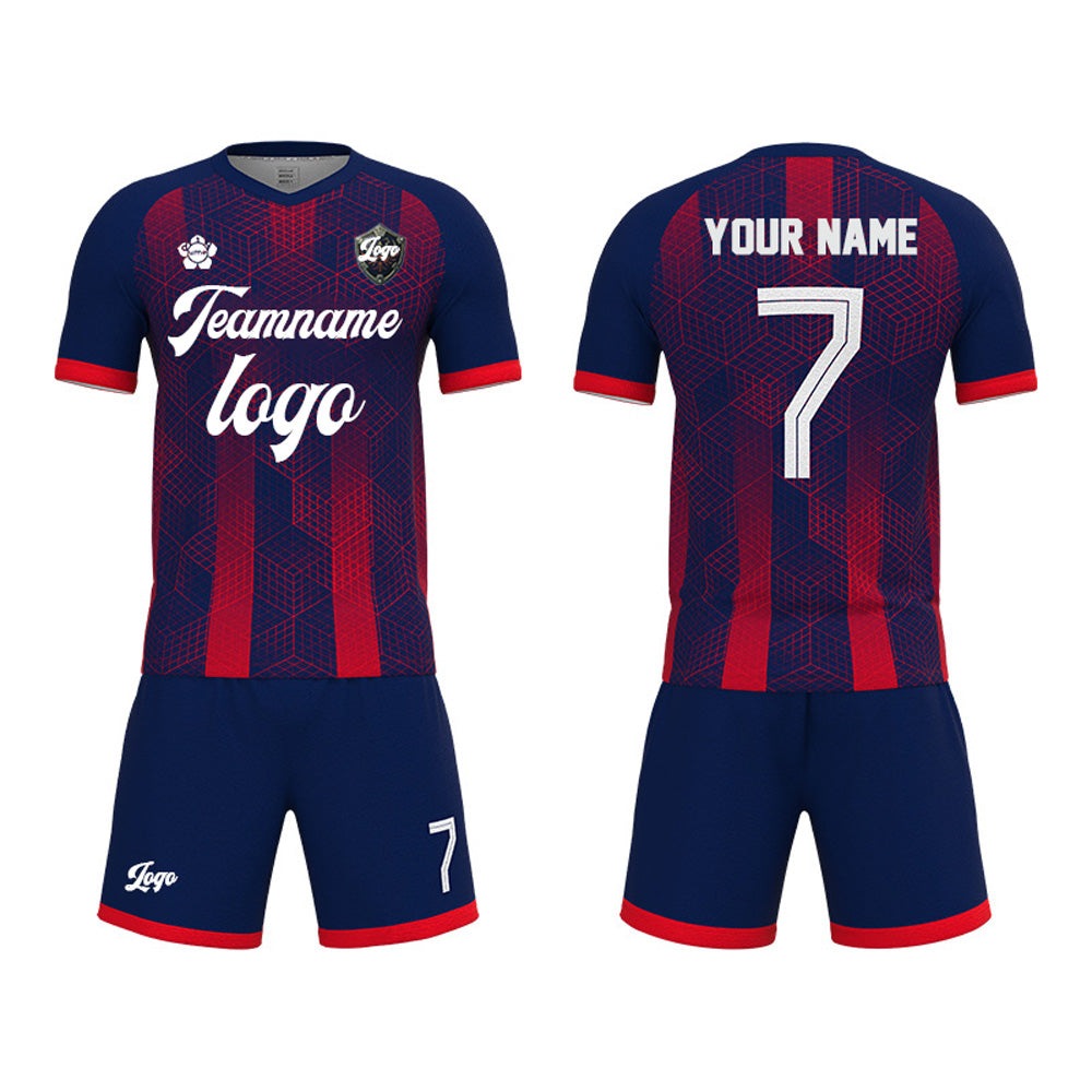 Custom Soccer Jersey Set Casual Sports Training Uniforms