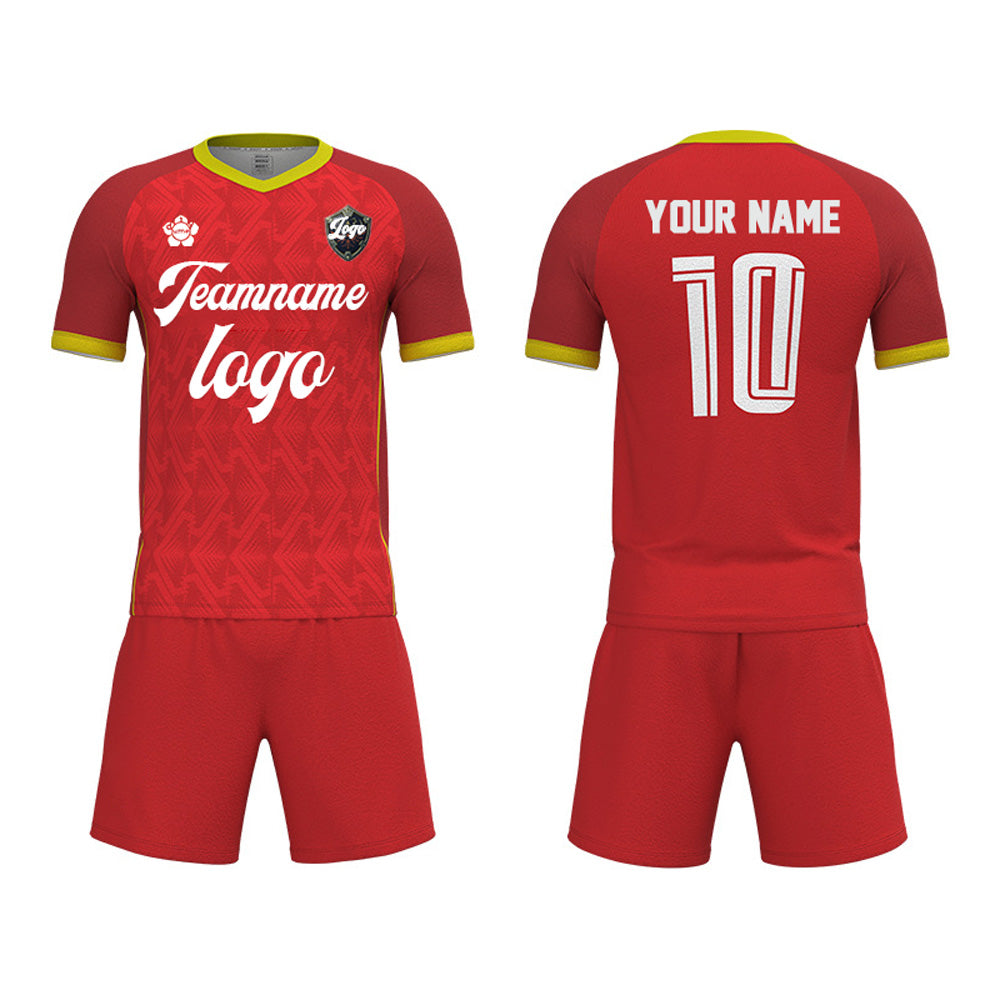 Custom Soccer Jersey Set Adult Kids Soccer Training Suit