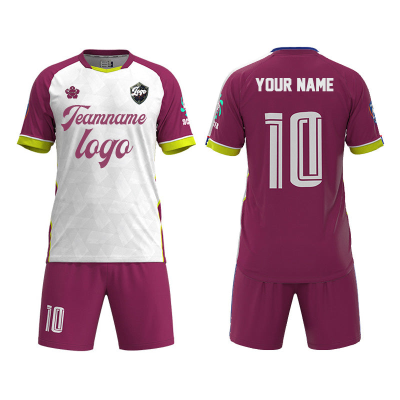 Custom Soccer Jersey V-Neck Sports Uniform