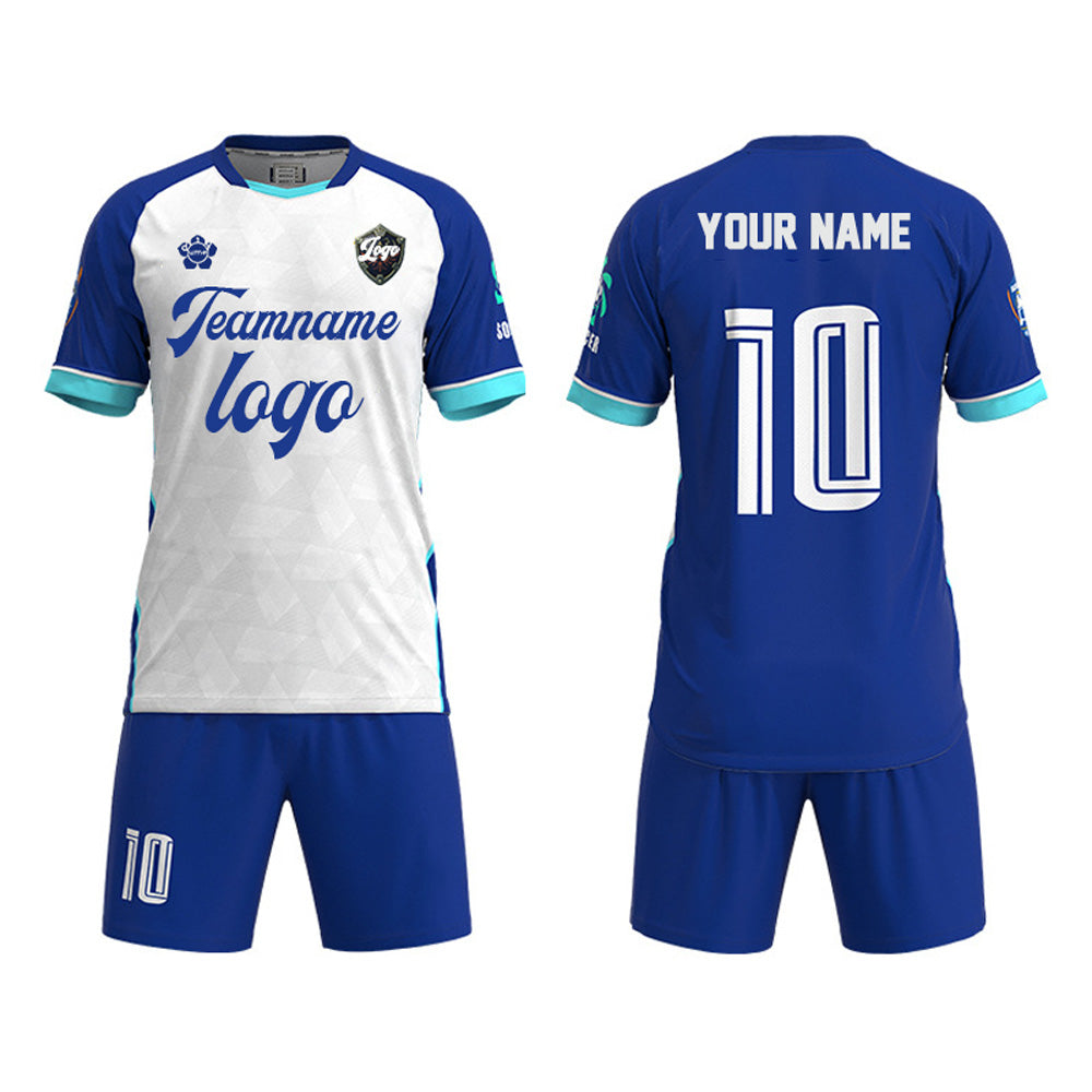 Custom Soccer Jersey V-Neck Sports Uniform