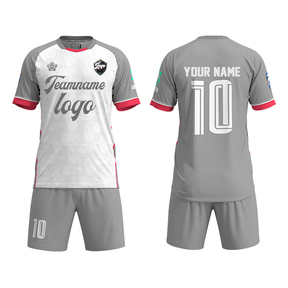 Custom Soccer Jersey V-Neck Sports Uniform