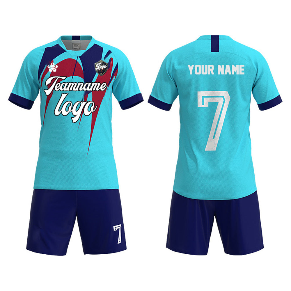 Custom Soccer Jersey Set Casual Sports Training Uniforms