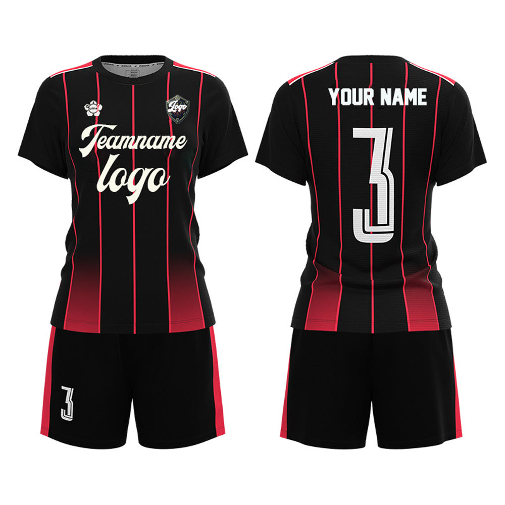 Women's Custom Soccer Jersey Sports Uniform Breathable T-shirts