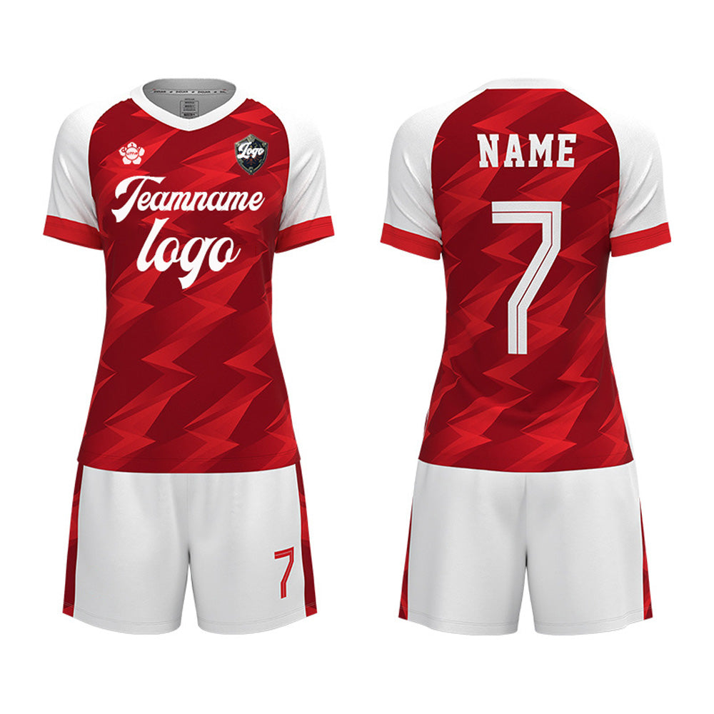 Women's Custom Soccer Jersey Sports Uniform Breathable Sportswear
