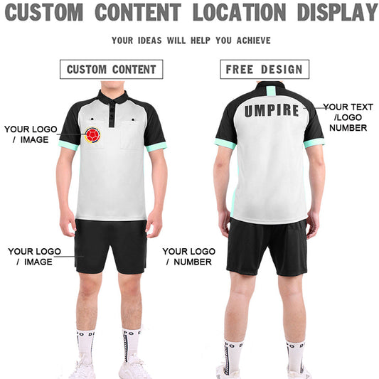 Soccer Referee Uniform Short Sleeve Jersey