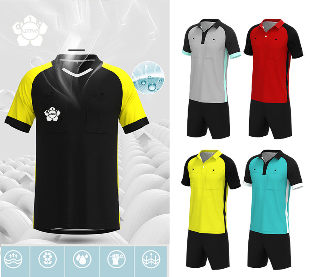 Soccer Referee Uniform Short Sleeve Jersey