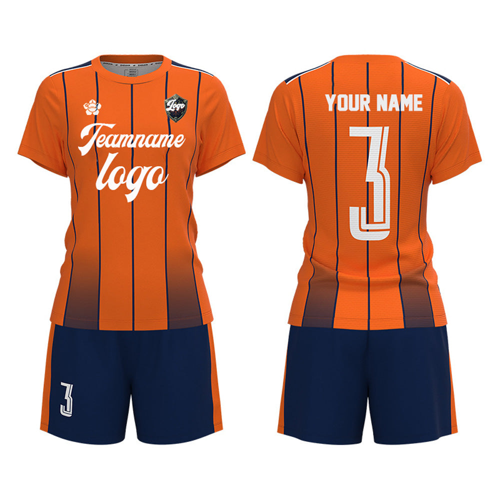 Women's Custom Soccer Jersey Sports Uniform Breathable T-shirts