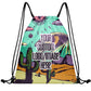 Personalized Cartoon Drawstring Backpack Bag Gym Sackpack for Team
