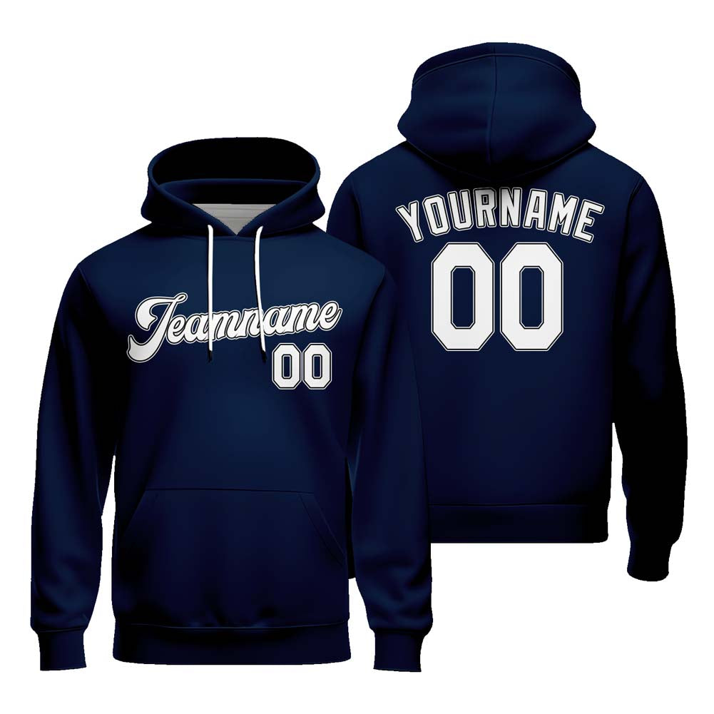 Custom Solid Color Unisex Hoodies Football Sweatshirt