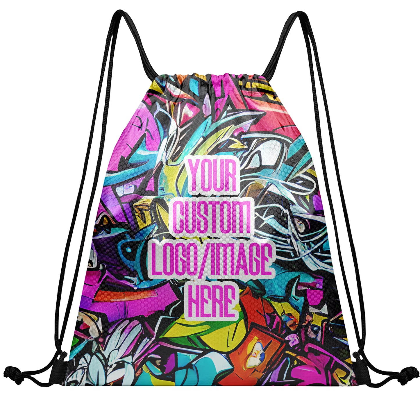Personalized Drawstring Backpack Bag Gym Sackpack for Team