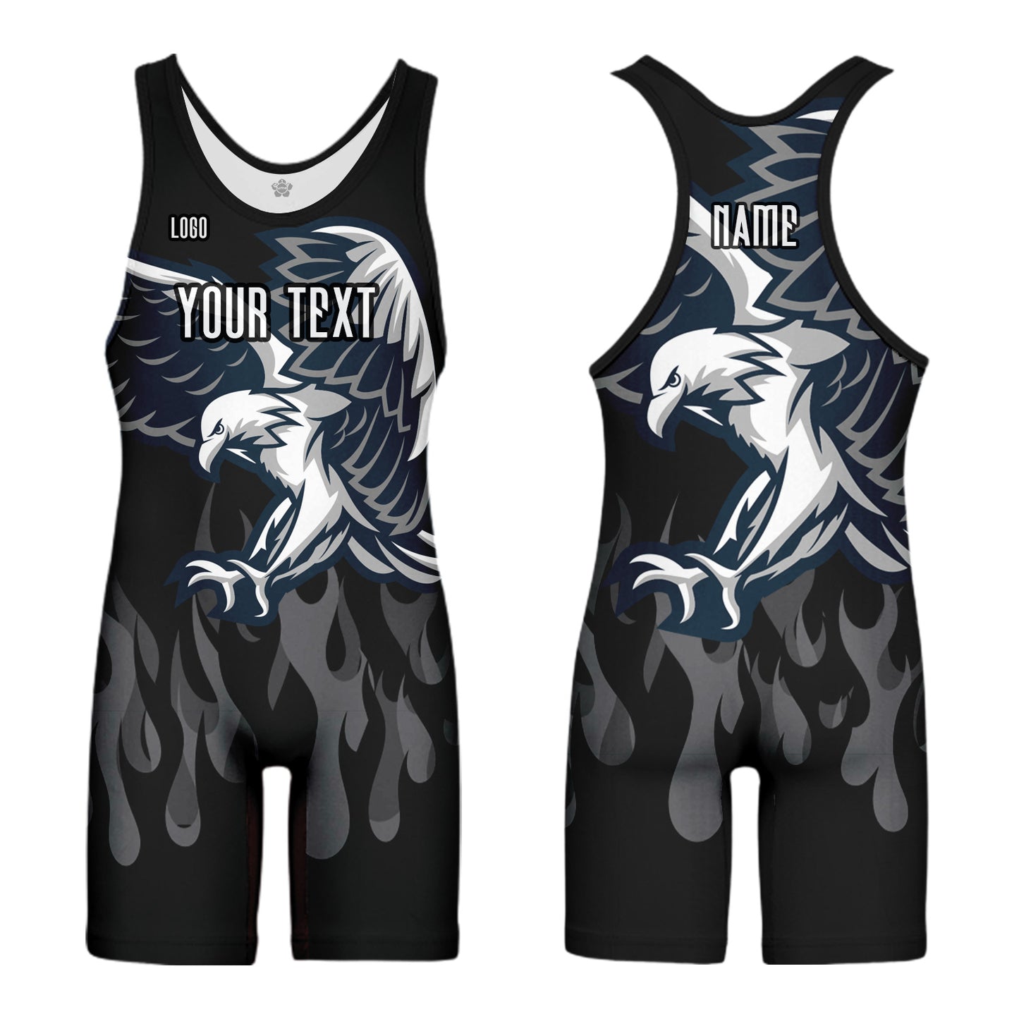 Custom Unisex Wrestling Singlet Animal Pattern