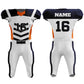 DIYUME Custom Unisex V-neck Football Uniform Adult Youth