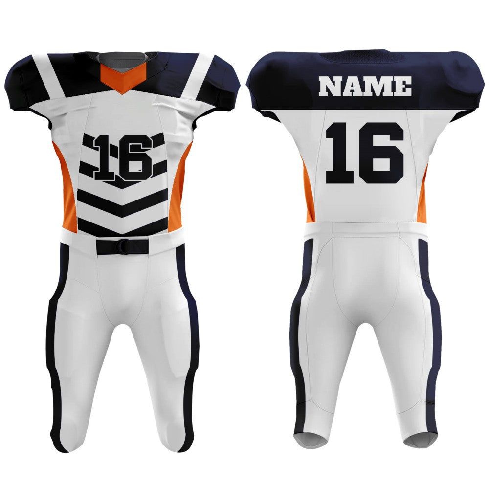 DIYUME Custom Unisex V-neck Football Uniform Adult Youth