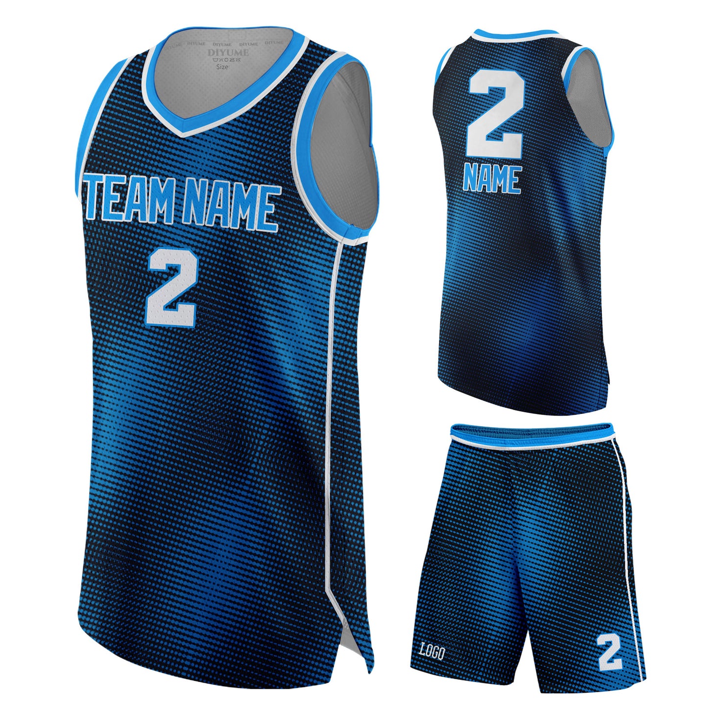 Custom Basketball Uniform Sleeveless T-shirts Shorts