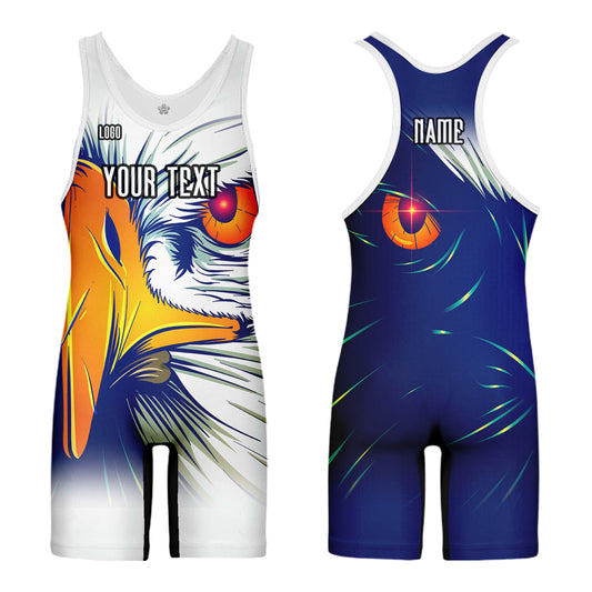 Custom Sublimated Wrestling Singlet Animal Pattern