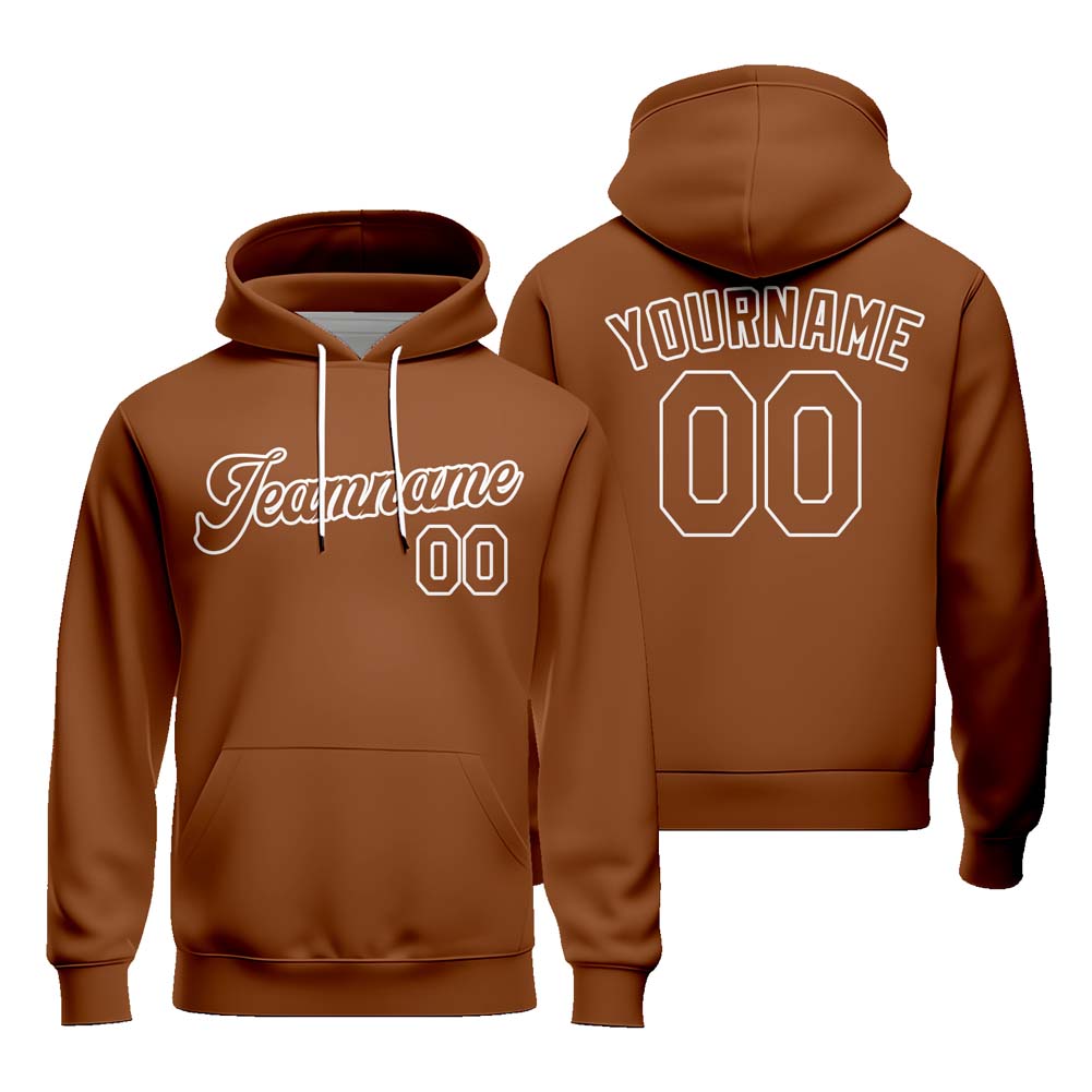 Custom Solid Color Unisex Hoodies Football Sweatshirt