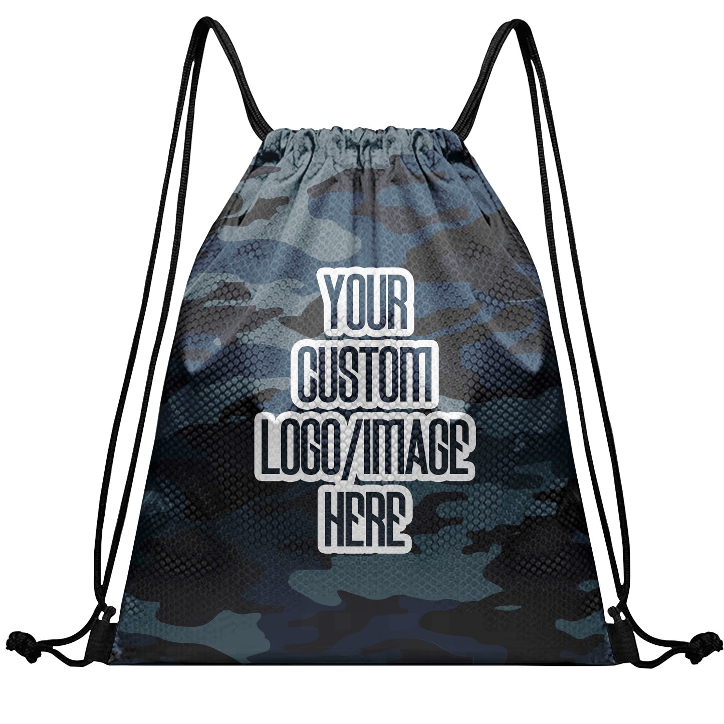 Camouflage Ready Sackpack Custom Drawstring Backpack for Team