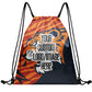 Custom Drawstring Bags Sublimation Printed Logo Text Team Backpack